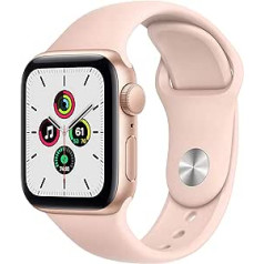 Apple Watch SE 40 mm (GPS) — Aluminiumgehäuse Gold Sandrosa Sportarmband (Generalüberholt)