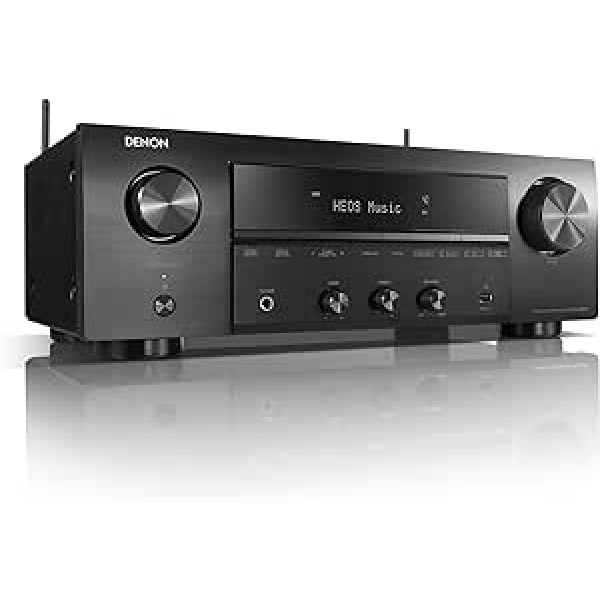 Denon DRA-800H stereo tīkla uztvērējs (2 x 145 W, UKW/DAB+, WLAN, HDMI, fonoieeja)