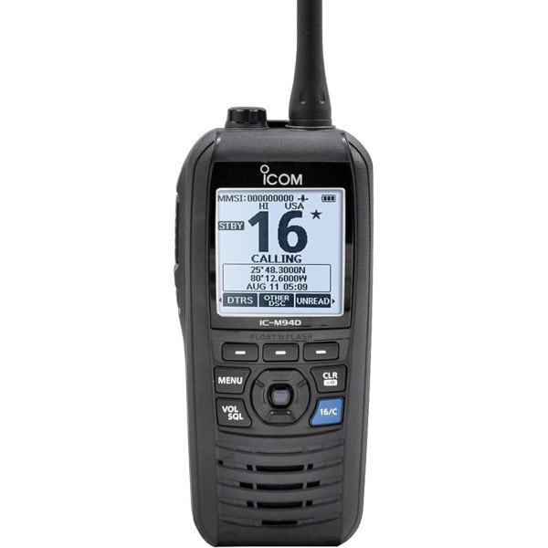 ICOM IC-M94 VHF radio jūras raidītāja uztvērējs ar DSC un AIS uztvērēju