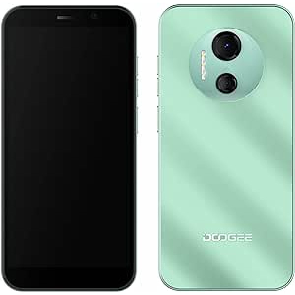 DOOGEE Android 12 viedtālrunis bez līguma X97, Helio A22 četrkodolu 3 GB + 16 GB, 4200 mAh akumulators, 8 MP dubultā kamera, 6,0 collu HD+ mobilais tālrunis, divas SIM kartes + SD (3 karšu sloti), C tipa GPS sejas atbloķēšana