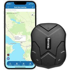 TKMARS TK905 auto GPS izsekotājs, 5000mAh akumulators, magnētiskais izsekotājs, darbojas caur SMS/APP/tīmekļa platformu bez ABO, GPS raidītājs piemērots vieglajām/kravas automašīnām/parkiem