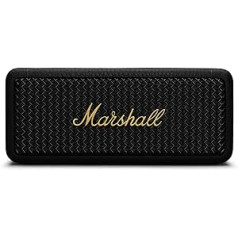 Marshall Emberton II Bluetooth portatīvais skaļrunis, bezvadu, ūdens izturīgs - melns un misiņš