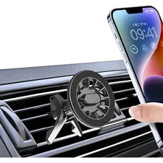 ICAILIN Car Phone Holder Compatible with MercedeBenz Mobile Phone Holder A/B/C/E/S-Class Mini Cooper SMART 451 Fiat 500, Berlingo, Compatible with MagSafe iPhone 12/13/14/mini/pro/pro max