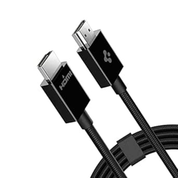 Spigen ArcWire 8K HDMI 2.1 kabelis 2 m, 48 Gbps īpaši liela ātruma sertificēts 8K 60Hz / 4K 120Hz displejs, eArc HDR 3D saderīgs ar Apple TV, Mac, Mini, Roku, Xbox P55, Fire TV un citiem