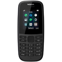 Nokia 105-2019 Dual SIM Black (TA-1174) [Apvienotās Karalistes versija]