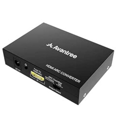 Avantree HAX05 HDMI ARC audio pārveidotājs TV skaņai ar caurlaides funkciju, audio ekstraktoru un analogo audio izvadi un CEC atbalstu