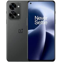 OnePlus Nord 2T 5G — 12 GB RAM 256 GB bez SIM kartes viedtālrunis ar 50 MP AI trīskāršu kameru un 80 W Supervooc ātro uzlādi — pelēka ēna