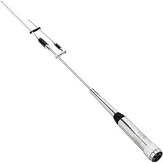 UAYESOK VHF UHF 137-174/180-260/400-480MHz Tri-Band Moblie FM Radio Antenna with PL-259 (UHF Male) High Gain 3.5/4.5/6dBi 96.5 cm (38 Inch) Antenna for Yaesu Kenwood Icom Midland Vehicle Amateur Radio