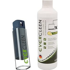 EVERCLEEN 2 GO Screen Cleaner Pro ekrāna tīrītājs + uzpildāmais 500 ml videi draudzīgs vegānu tīrīšanas līdzeklis, ražots Vācijā TV, dators, klēpjdators, planšetdators, displeji, brilles un viedtālrunis