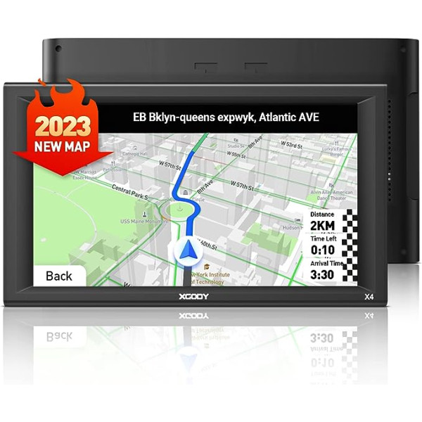 GPS navigācijas sistēma kravas automašīnām GPS liels skārienekrāns kravas automobiļiem GPS Xgody GPS navigācija 8 GB ROM SAT Navigator braukšanas signalizācija mūža kartes atjauninājumi