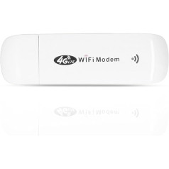 ciciglow 4G LTE USB tīkla adapteris WLAN tīklāja maršrutētāja modema zibatmiņa, mini tīkla adapteris, koplietošana līdz 10 WLAN lietotājiem, savietojams ar Windows Android iOS