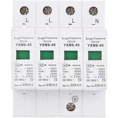 4P 40KA House Surge Din Rail Zemsprieguma aizsardzība Pārsprieguma aizsardzība mājā