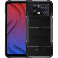 DOOGEE 5G āra viedtālrunis V20 Pro, termoattēlveidošanas kamera, 20 GB + 256 GB, 6,4 collu 2K displejs, 64 MP trīskāršā mākslīgā intelekta kamera (20 MP nakts redzamības kamera), Android 12 IP68 ūdensizturīgs mobilais tālrunis bez