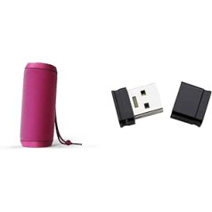 Energy Sistem Urban Box 2 Magenta Portable Speaker, Magenta Rose & Intenso 3500480 Micro Line 32 GB USB Stick USB 2 Black, 32 GB - USB 2.0