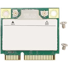 Annadue AX3000 AX200 PCIe Wi-Fi karte, WiFi 6 3000 Mb/s Bluetooth 5.1 Dual Band 2.4G/5G Wireless Gigabit Network Card, Atbalsta MU MIMO operētājsistēmai Windows 10 64bit, Linux