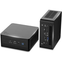 Intel NUC, NUC 13 Mini PC Desktop, Intel Core i7-1360P procesors, 18MB L3 kešatmiņa, bez operētājsistēmas Galddatora Mini PC, Intel® Iris™ Xe Graphics | Thunderbolt 4 | Wi-Fi 6E | BT5.3