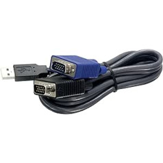 TRENDnet TK-CU15 USB VGA KVM kabel (15 Fuß, Anschluss un TRENDnet KVM slēdži, USB Tastatur/Maus Kabel un Monitorkabel)