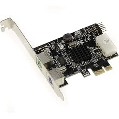 Kalea Informatique PCIe karte 1 x PS/2-2 porti PS2 tastatūras pele + 1 ports USB 2.0 9 iekšējais - mikroshēmojums ASIX 9990. Augsts/zems profils