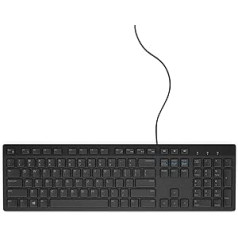 DELL KB216 USB QWERTY US International Schwarz Tastatur — Tastaturen (standarta, Verkabelt, USB, QWERTY, Schwarz)