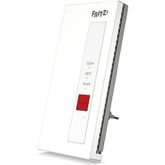 AVM FRITZ!Smart Gateway: ērta Zigbee 3.0 un DECT-ULE LED lampu pievienošana, vadība, izmantojot FRITZ!App & FRITZ!Fon, ierīču skaita palielināšana viedajā mājā un stabils savienojums, izmantojot