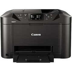 Canon Maxify mb5150 daudzfunkcionālais tintes printeris, 24 ipm baltā un melnā krāsā, 15,5 ipm krāsainā, 600 x 1200 DPI, melns/antracīts