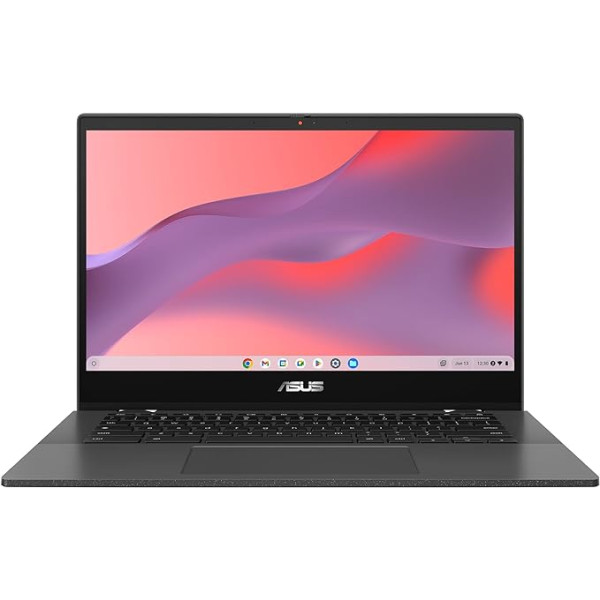 ASUS Chromebook Flip CM1 klēpjdators | 14 collu FHD IPS skārienekrāns | MediaTek Kompanio 510 | 8 GB RAM | 128 GB eMMC | ARM G52 MC2 | ChromeOS | QWERTZ tastatūra | Gravitācijas pelēks