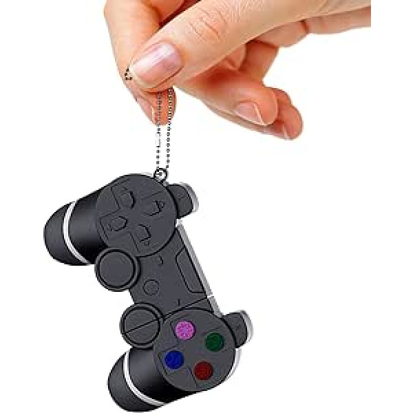 USB Stick 128 GB Game Controller Black Memory Stick 128 GB Cool USB Flash Drive Pendrive Memory Stick Funny USB Flash Drive Data Storage for Family FEBNISCTE