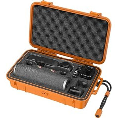 Smatree Mini Waterproof Carrying Case Hard Case for DJI OSMO Pocket 2 / Pocket 1 Camera and Accessories, orange