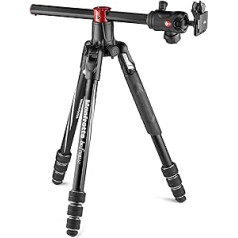 Manfrotto Befree GT XPRO alumīnija kameras statīvs 496 lodveida galva M-Lock sistēma 90 grādu 200PL-PRO plāksne DSLR un bezspoguļa kamerām ar gariem objektīviem makro fotografēšanai MKBFRA4GTXP-BH