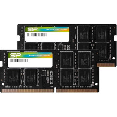 Silicon Power 32GB (16GB x 2) DDR4 2666MHz 260-pin CL19 1,2V SODIMM klēpjdatora atmiņa — saderīga ar Intel Skylae-X platformām/Kaby Lake-X CPU sērijas mātesplatēm