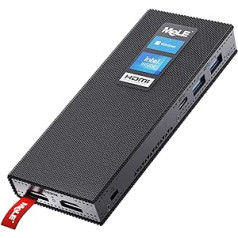 MeLE PCG02 Pro Mini PC Stick Fanloos Windows 11 Pro J4125 8G/128G galddatora datora zibatmiņas 2 x HDMI 4K 60Hz, USB PD3.0 uzlādēts, atbalsta SSD, WiFi5, BT4.2 Business Office Industrial IOT Media