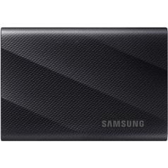 Samsung portatīvais SSD-T9(MU-PG2T0B/EU), 2TB, USB3.2 Gen.2 x 2,2 000 MB/s lasīšanas ātrums, 2000 MB/s rakstīšanas ātrums, ārējais cietais disks profesionāliem lietotājiem, savietojams ar Mac, Android ierīcēm un 12K Kameras, melnas