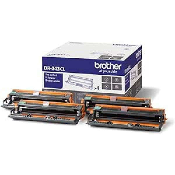 Brother DR243CL passend für DCPL3510CDW Trommel 18.000 Seiten, 4er pack, schwarz