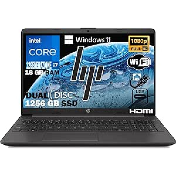 HP 240 G8 piezīmjdators klēpjdators Intel i3 1005G1 10. paaudzes līdz 3,40 GHz displejs 14 collu HD, 12 GB RAM DDR4, SD M2 NVMe 512 GB, Hdmi, Wifi, LAN, Bluetooth, tīmekļa kamera, Windows 1 0 Professional Professional