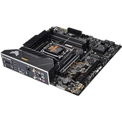 ASUS TUF Gaming B660M-PLUS WiFi Motherboard Socket Intel LGA 1700 (Intel B660, mATX, DDR5 Memory, Dual PCIe 4.0 M.2 Slots, Intel WiFi 6, Aura Sync), 189897