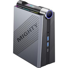 Mini PC Intel Core i9-11900H (līdz 4,9 GHz), 16 GB DDR4 512 GB SSD, 24 MB kešatmiņa, WiFi6/BT5.2/vairāku režīmu/divi ventilatori/RGB mikro galddators spēlēm/biznesam