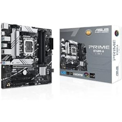 ASUS Prime B760M-A-CSM Business Motherboard Socket Intel LGA 1700 (Intel B760, mATX, DDR5 Memory, 2x PCIe 4.0 M.2, Aura Sync)