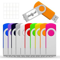 16 GB USB zibatmiņas disks, 10 pack zibatmiņas disks USB atmiņas zibatmiņas disks 10 pack