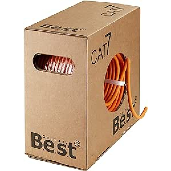 CAT.7 100 m Simplex Verlegekabel BEST Gigabit Network Cable Copper Lan 1000Mhz S/FTP CAT 7