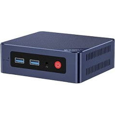 Beelink Mini dators, 12. paaudzes Intel Alder Lake-N95 procesors (līdz 3,40 GHz), MINI-S12 Wi-11 Pro dators, 8 GB RAM 256 GB SSD biznesa galddators, Dual HDMI/WiFi 5/BT 4.2/RJ45/WOL/Auto Power Ieslēgts