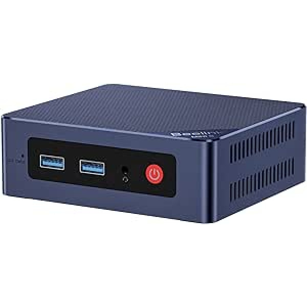 Beelink Mini dators, 12. paaudzes Intel Alder Lake-N95 procesors (līdz 3,40 GHz), MINI-S12 Wi-11 Pro dators, 8 GB RAM 256 GB SSD biznesa galddators, Dual HDMI/WiFi 5/BT 4.2/RJ45/WOL/Auto Power Ieslēgts