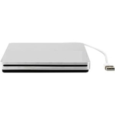 DLAND Externes USB-Laufwerk für DVD, CD, RW, Laufwerk und Brenner mit USB Anschluss für Apple MacBook Pro Air iMac