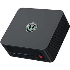 TRIGKEY Mini PC i5-12450H 8C/12T līdz 4,4 GHz 16 GB DDR4 500 GB SSD G12 biznesa mini dators HDMI+DP/WiFi 6/BT5.2/C tipa izeja (dati)