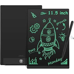 LCD Writing Board, Czemo 11.5 Inch Full Screen LCD Writing Boards for Adults and Children with Magnetic, LCD Writing Board, Digital Drawing Board for Fridge, Drawing, Memos (Thick Font)