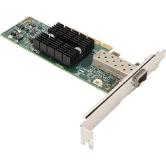 10 Gbps Network Adapter, MNPA19XTR SFP+ PCIE Network Card, 10 Gbps Network Adapter, Fully Compatible with Windows Server, Made of PCB PCIE Network Card for Various Computer Servers