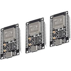 WNYINYY 3 x ESP32 NodeMCU Module USB-C ESP 32 WROOM WLAN WiFi Development Board with CH340 Compatible with Arduino