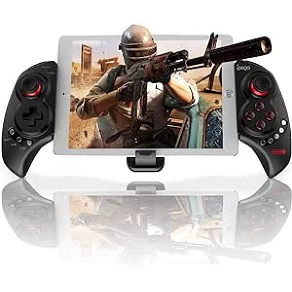 Megadream Wireless Android Game Controller for PUBG Fotnite, Game Controller Tablet, Key Mapping Gamepad Joystick for Samsung, HTC, LG, Google Pixel etc. [Not for iOS]