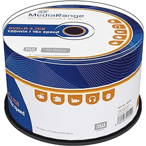 MediaRange - DVD+R x 50 - 4,7 GB