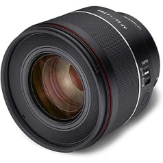 SAMYANG AF 50mm F1.4 II FE priekš Sony E — standarta automātiskā fokusa objektīvs Sony bezspoguļu sistēmas kamerām pilna formāta un APS-C sensoriem, ideāli piemērots detalizētai fotogrāfijai