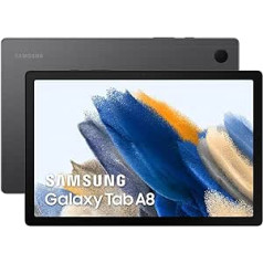 Samsung Galaxy Tab A8 (2022) LTE 10 collu 5 collu 64 GB/4 GB RAM kamera: 8 MP/priekšējā kamera 5 MP, 7040 mAh tumši pelēka